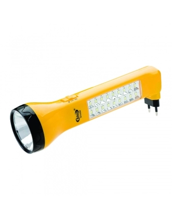 LANTERNA LED RECARREGÁVEL 18 + 1 LED 3W ID-9183W