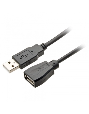 CABO EXTENSÃO USB A MACHO + USB A FÊMEA COM FILTRO COM 2 METROS