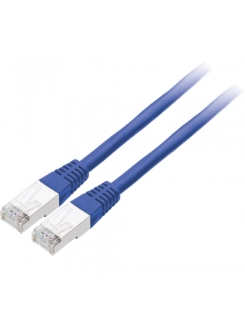 CABO PATCH CORD PARA REDE E INTERNET COM 2 METROS BLINDADO AZUL