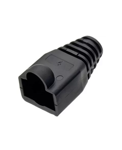 CAPA PARA CONECTOR RJ45 CAT5 E CAT-6 PRETO