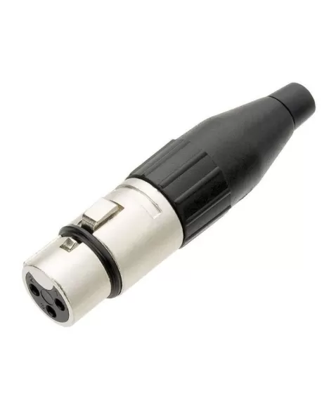 CONECTOR CANNON FEMEA PROFISSIONAL XLR