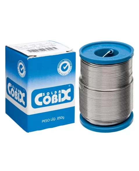 SOLDA FINA COBIX ESTANHO 60x40 ROLO 250GRS