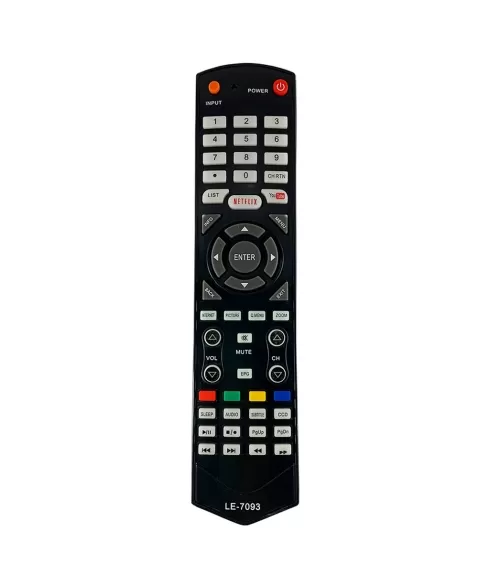 CONTROLE REMOTO TOSHIBA LCD YOUTUBE/NETFLIX LE-7093