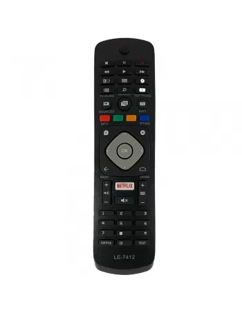 CONTROLE REMOTO PHILIPS SMART TV NETFLIX LE-7412