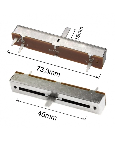 POTENCIÔMETRO DESLIZANTE 20KB SL45V