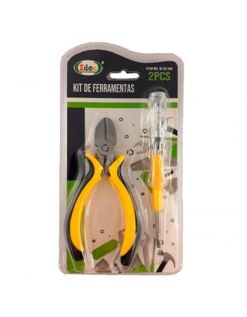 KIT FERRAMENTAS COM 2 PEÇAS BLISTER ID-6316K