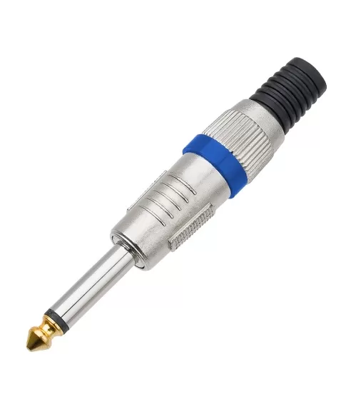 PLUG P10 MONO PROFISSIONAL PONTA GOLD AZUL TZPG13