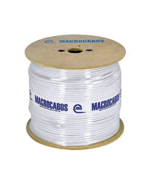 FIO COAXIAL RG-59 - 47% DE MALHA ROLO COM 300 METROS