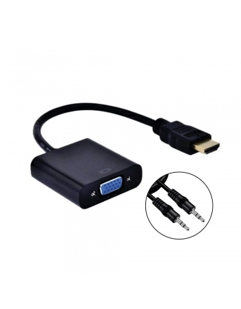 CABO CONVERSOR HDMI PARA VGA COM P2