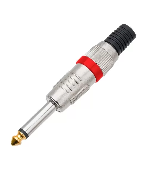 PLUG P10 MONO PROFISSIONAL PONTA GOLD VERMELHO TZPG13