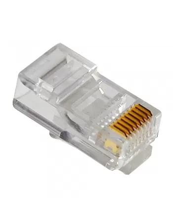 CONECTOR PLUG MODULAR RJ45 CAT-5E 8X8