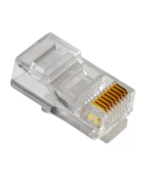 CONECTOR PLUG MODULAR RJ45 CAT-5E 8X8