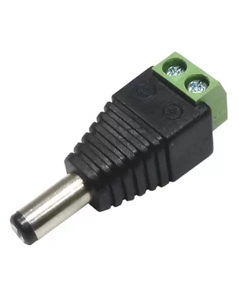 CONECTOR P4 MACHO COM BORNE 2,1 X 5.5