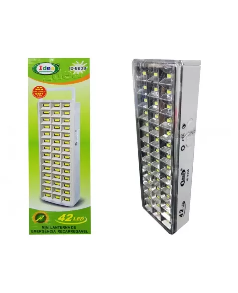 LUZ DE EMERGENCIA 60 LEDS BIVOLT ID-8016