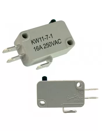 CHAVE MICRO SWITCH KW11-7-1 3 TERMINAIS 16A