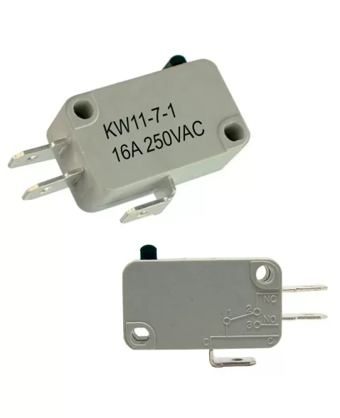 CHAVE MICRO SWITCH KW11-7-1 3 TERMINAIS 16A