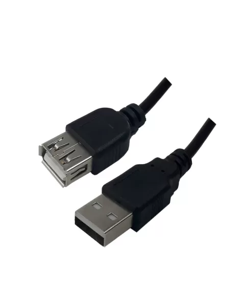 CABO EXTENSÃO USB A MACHO + USB A FEMEA COM FILTRO 2.0