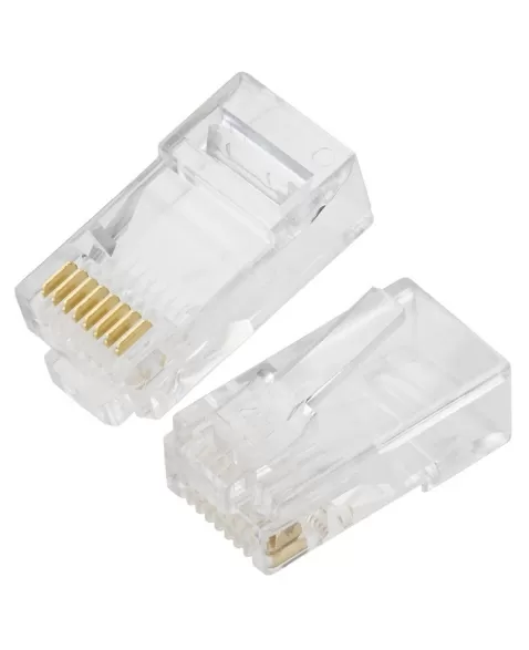 CONECTOR PLUG MODULAR RJ45 CAT-5E 8X8