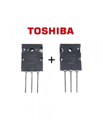 TRANSISTOR TOSHIBA 2SA1943 + 2SC5200