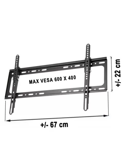 SUPORTE PARA TV FIXO UNIVERSAL COM INCLINAÇÃO