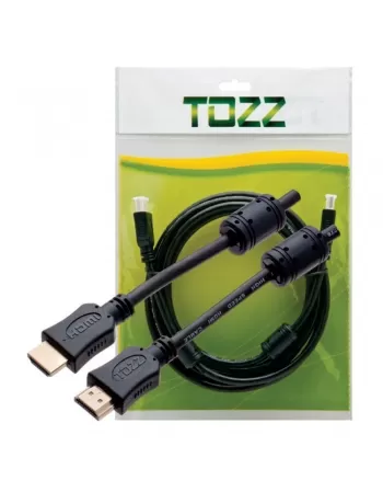 CABO HDMI + HDMI 2.0 COM FILTRO PT GOLD 15 METROS