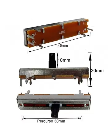 POTENCIÔMETRO DESLIZANTE 20KA