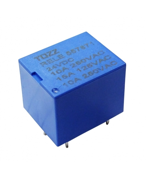 RELE 24VDC 10A (5 TERM P/ CI)